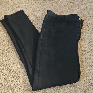 American Eagle Outfitters Black High Rise Jegging 14 Long